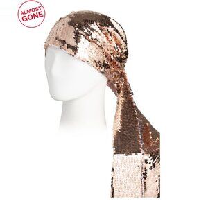 EUGENIA KIM Gold Printed Headscarf